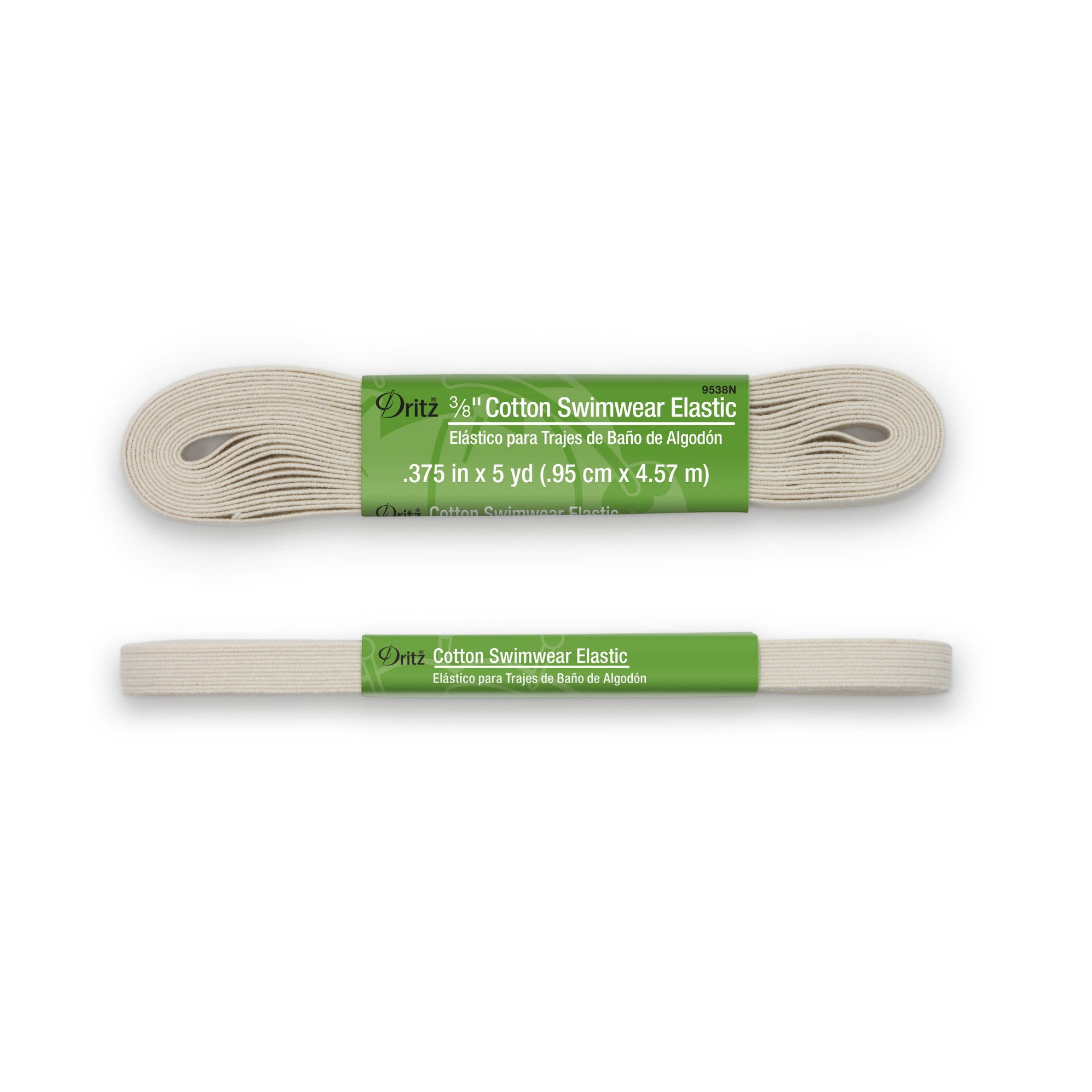 3/8" Cotton Swimwear Elastic, Natural, 5 yd — Prym Consumer USA Inc.