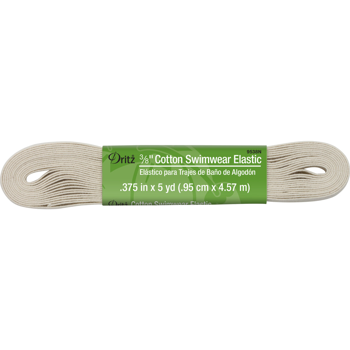 3/8" Cotton Swimwear Elastic, Natural, 5 yd — Prym Consumer USA Inc.